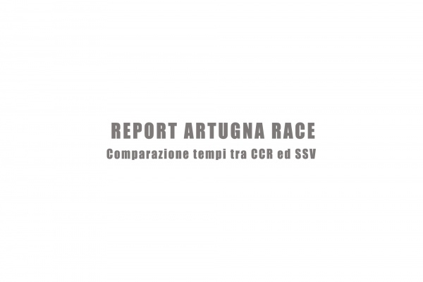 ARTUGNA RACE: Comparazione tempi tra CCR ed SSV