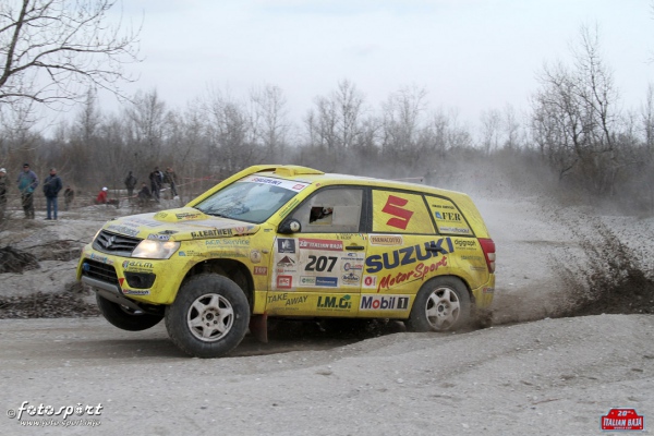 Lorenzo Codecà and the sport arm of Suzuki Italia