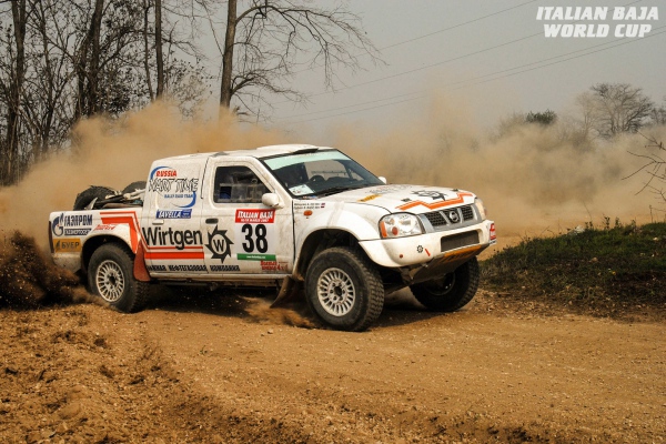 Boris Gadasin, the Russian winner of 2007 Baja, is one of the first entries at Italian Baja 2008