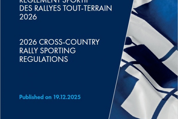 2026 FIA Cross Country Rally Sporting Regulations